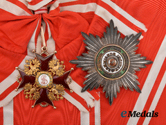 Russia, Imperial. A Rare and Superb Order of Saint Stanislaus, I Class Cross with Breast Star and Case by Keibel, c. 1895