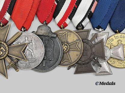 germany,_wehrmacht._a_combatant’s_medal_bar_for_bravery_and_long_service,_mounted_in_austrian_style_e_medals__g62691_4