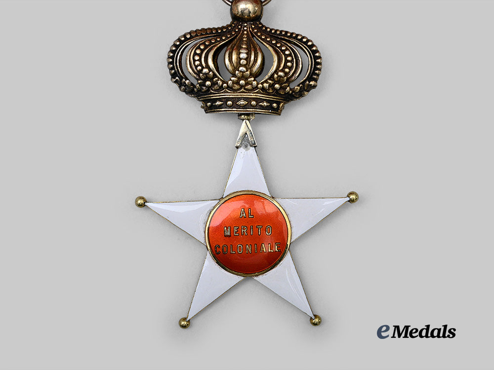 italy,_kingdom._an_order_of_the_colonial_star_in_gold,_commander,_c.1925_e_medals__e_u24880_5