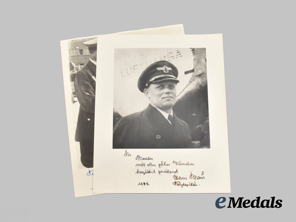 germany,_third_reich._a_pair_of_post-_war_signed_photographs_of_a_h_personal_pilot_hans_bauer,_dedicated_to_roger_j._bender___m_n_c0010