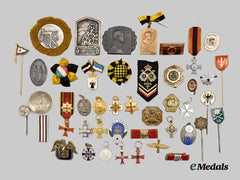 International. A Mixed Lot of Badges