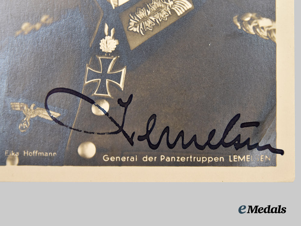 germany,_wehrmacht._a_signed_postcard_of_general_der_panzertruppe_joachim_lemelsen___m_n_c0021