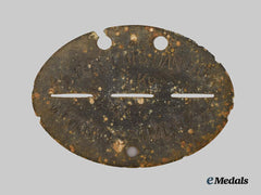 Germany, SS. A Rare Free Corps Denmark Identification Disc, with Certificate of Authenticity