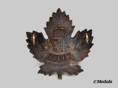 canada,_c_e_f._a47th_infantry_battalion_cap_badge,_type_i_with_regular_leaf_bearing_a_wide"47"___m_n_c0043