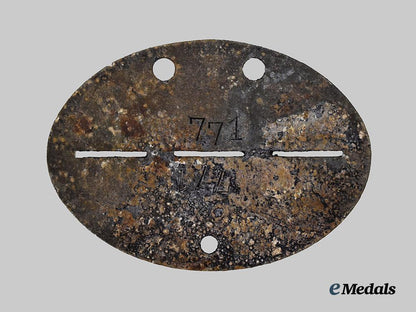 germany,_s_s._an_s_s_totenkopf-_sturmbann_oranienburg_identity_disc,_with_certificate_of_authenticity___m_n_c0046