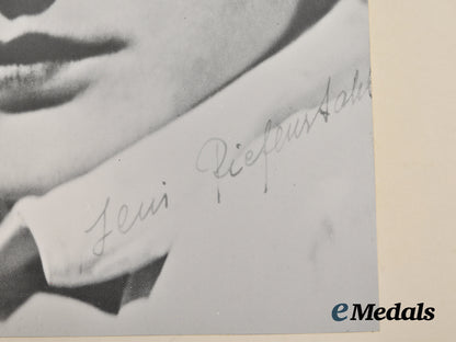 germany,_third_reich._a_post-_war_signed_portrait_of_legendary_director_leni_riefenstahl,_dedicated_to_roger_j._bender___m_n_c0048