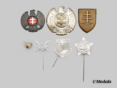 Slovakia, First Republic. A Mixed Lot of Badges and Insignia