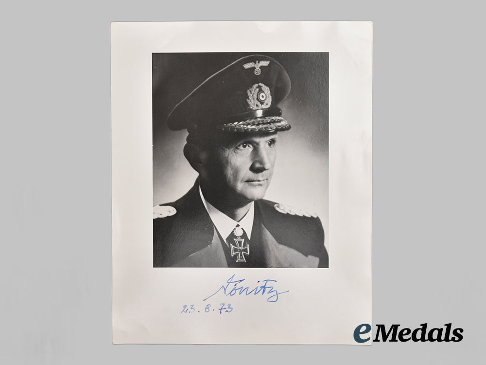 germany,_kriegsmarine._a_post-_war_signed_photo_of_großadmiral_karl_dönitz,_with_letter_to_roger_j._bender___m_n_c0080