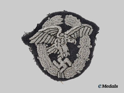 germany,_luftwaffe._an_observer’s_badge,_cloth_version_for_officers___m_n_c0081