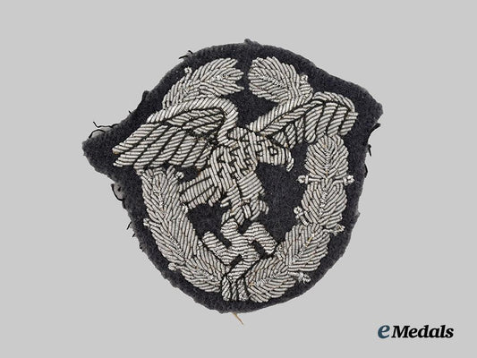 germany,_luftwaffe._an_observer’s_badge,_cloth_version_for_officers___m_n_c0081