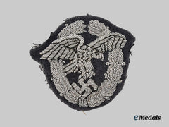 Germany, Luftwaffe. An Observer’s Badge, Cloth Version for Officers