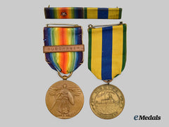 United States. A Pair of Medals Awarded to Fred N Yoarmay, USS Virginia