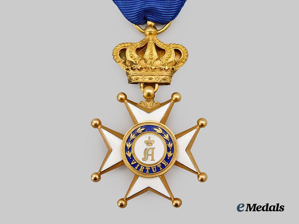 luxembourg,_duchy._an_order_of_civil_and_military_merit_of_adolph_of_nassau,_officer_with_crown,_by_bertrand___m_n_c0096