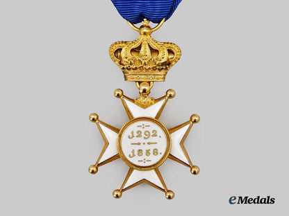 luxembourg,_duchy._an_order_of_civil_and_military_merit_of_adolph_of_nassau,_officer_with_crown,_by_bertrand___m_n_c0098
