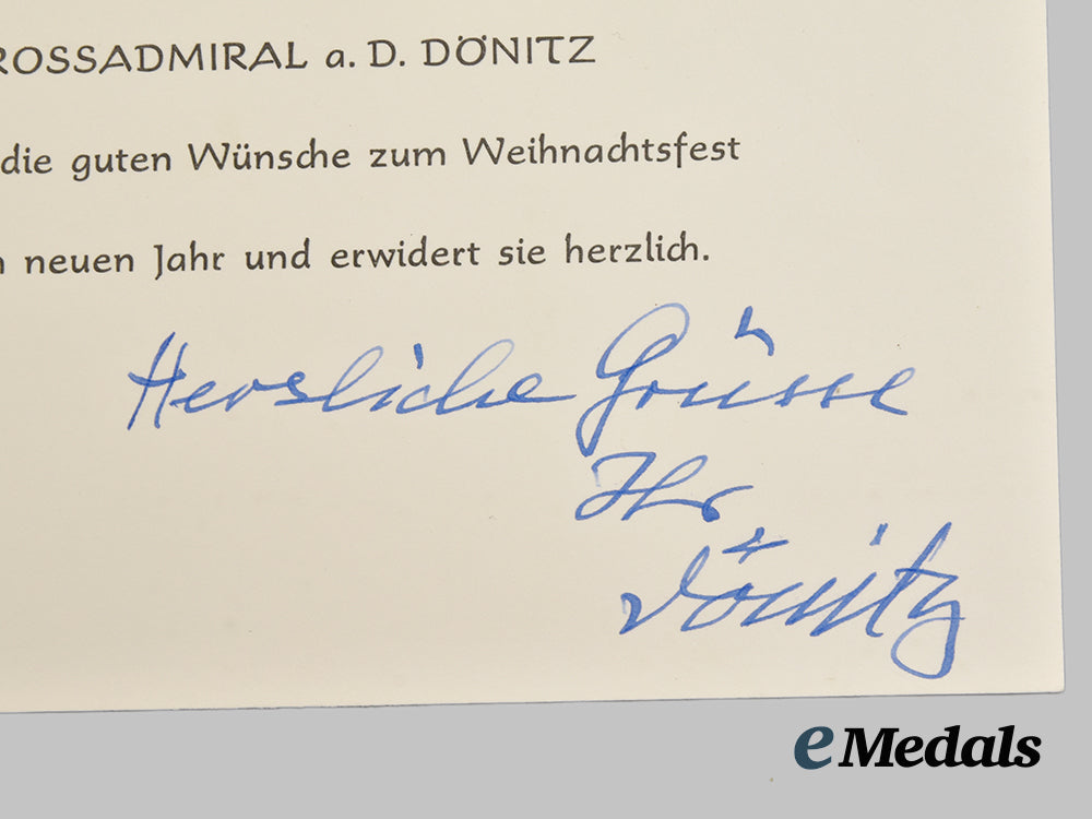 germany,_third_reich._a_signed_großadmiral_karl_dönitz_greeting,_with_reich_chancellery_stationery___m_n_c0109