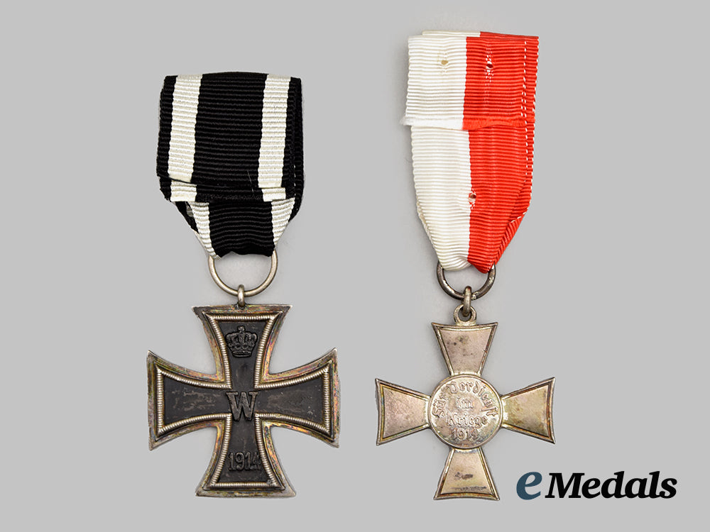 germany,_imperial._a_lübeck_hanseatic_cross_medal_pair___m_n_c0117