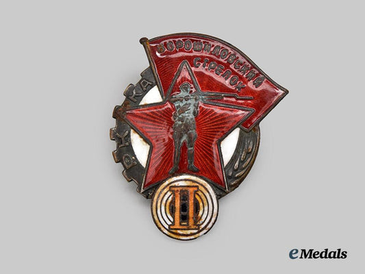 russia,_soviet_union._a_scarce_voroshilov_sharpshooter_badge,_i_i._grade,_red_army“_r_k_k_a”_variant___m_n_c0119
