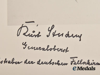 germany,_luftwaffe._a_post-_war_signed_sketch_of_generaloberst_kurt_student,_with_mixed_reproduction_images___m_n_c0121