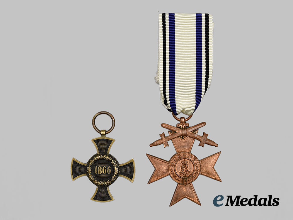germany,_imperial._a_bavarian_merit_cross_medal_pair___m_n_c0126