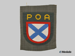 Germany, Wehrmacht. A Mint Russian Liberation Army Sleeve Insignia, BeVo Variant