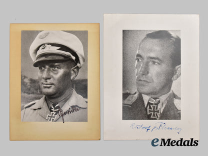 germany,_luftwaffe._a_lot_of_post-_war_signed_fallschirmjäger_knight’s_cross_recipient_photographs___m_n_c0162