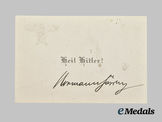 germany,_luftwaffe._a_reichsmarschall_hermann_göring_calling_card,_with_facsimile_signature___m_n_c0177