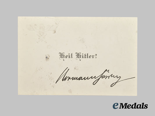 germany,_luftwaffe._a_reichsmarschall_hermann_göring_calling_card,_with_facsimile_signature___m_n_c0180