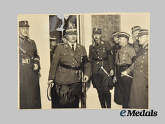 Germany, SA. A Signed Photograph of Ernst Röhm and Bernhard Rust