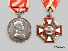 Austria, Empire. A Lot of Two Medals & Decorations (Bravery/Merit)