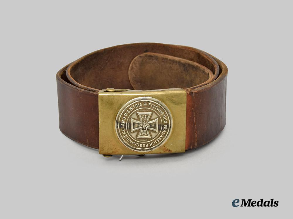 an_early_first_war_german_war_effort_belt_with_buckle___m_n_c0192