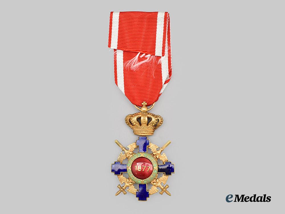 romania,_kingdom._an_order_of_the_romanian_star,_knight’s_cross_with_swords___m_n_c0199