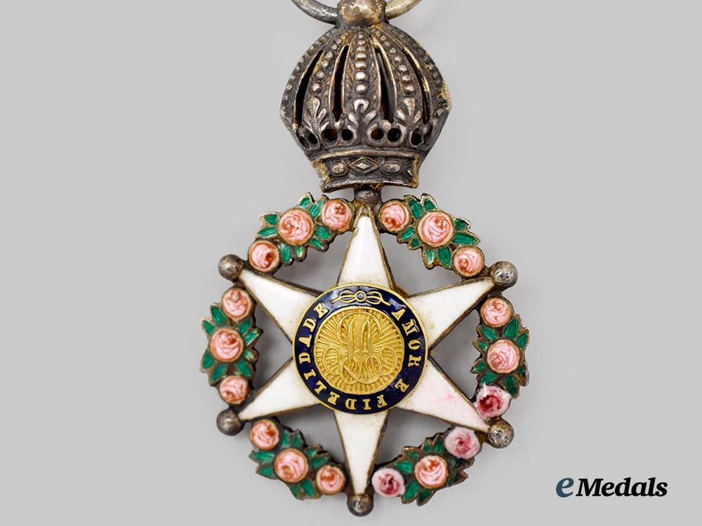brazil,_republic._an_order_of_the_rose,_reduced_size_knight,_c.1900___m_n_c0214