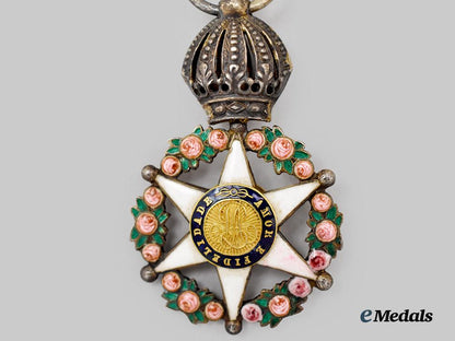 brazil,_republic._an_order_of_the_rose,_reduced_size_knight,_c.1900___m_n_c0214
