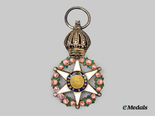 brazil,_republic._an_order_of_the_rose,_reduced_size_knight,_c.1900___m_n_c0215