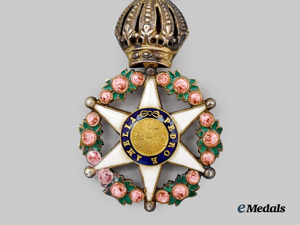 brazil,_republic._an_order_of_the_rose,_reduced_size_knight,_c.1900___m_n_c0216