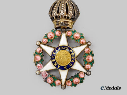 brazil,_republic._an_order_of_the_rose,_reduced_size_knight,_c.1900___m_n_c0216