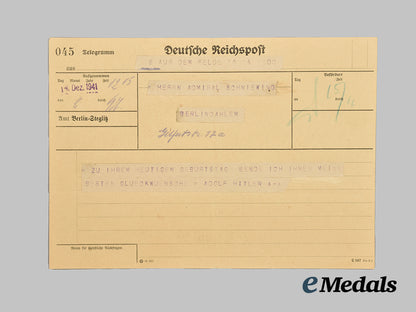 germany,_kriegsmarine._a1941_birthday_greeting_from_a_h_to_admiral_otto_schniewind,_with_photographs___m_n_c0222
