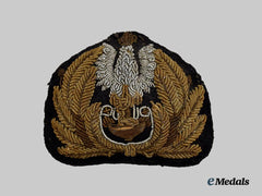 Poland, Republic. An Embroidered Polish Visor Cap, c.1948