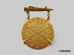 United States. A 20th Kansas Volunteer Medal in Gold, c.1899