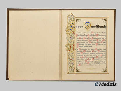 germany,_imperial._a_document_from_the_duchy_of_schaumburg_to_otto_von_bismarck_for_his_birthday___m_n_c0256