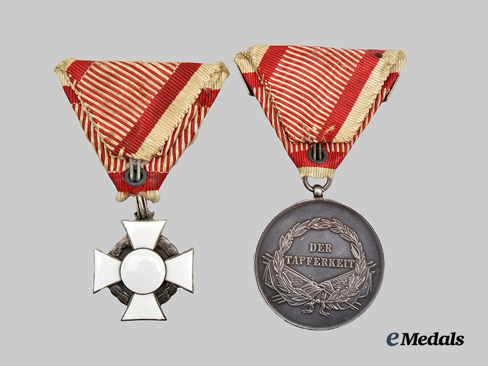 austria,_imperial._a_military_merit_cross,_i_i_i_class_and_bravery_medal___m_n_c0277