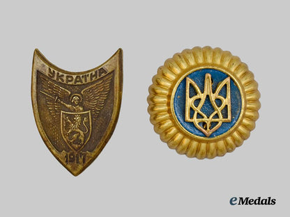 ukraine,_republic._a_volunteer_cap_badge,_c.1942___m_n_c0284