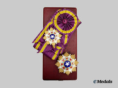 China, Republic. An Order of the Brilliant Star, I Class Set, c.1947
