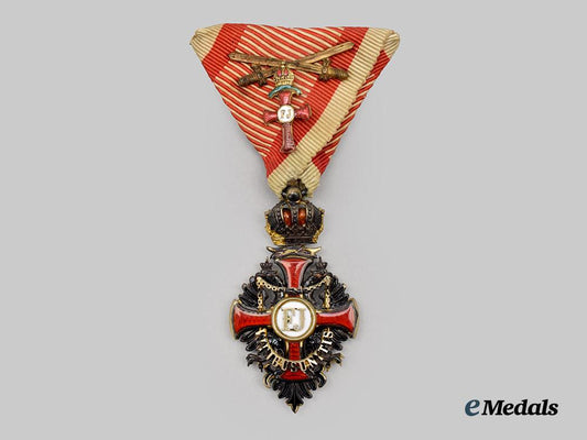 austria,_imperial._an_order_of_franz_joseph,_knight_with_officer_miniature,by_rothe,_c.1914___m_n_c0349