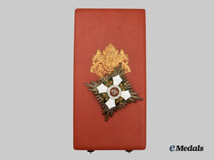 Bulgaria, Kingdom. A Cased Order of Civil Merit, II. Class Grand Officer Star, Austrian-made, c.1930