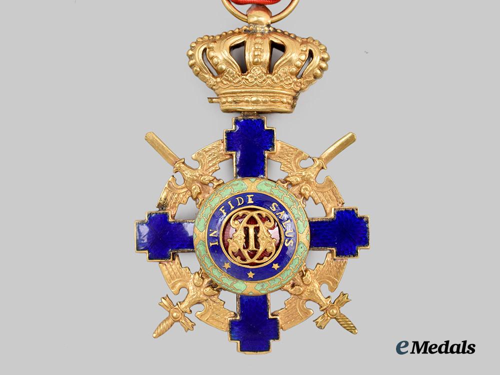 romania,_kingdom._an_order_of_the_star_of_romania,_knight’s_cross_with_swords___m_n_c0413