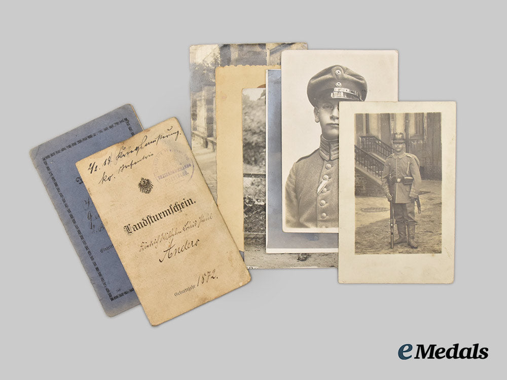 germany,_imperial._a_mixed_lot_of_photographs_and_documents_for_first_world_war_and_freikorps_service___m_n_c0415