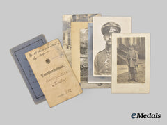 Germany, Imperial. A Mixed Lot of Photographs and Documents for First World War and Freikorps Service