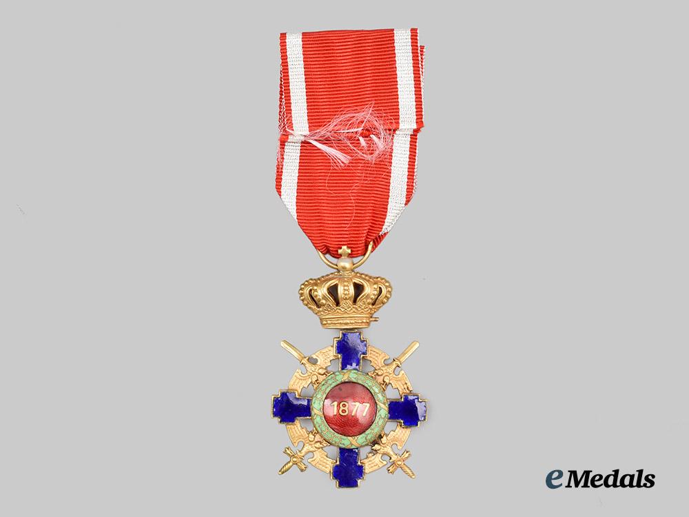 romania,_kingdom._an_order_of_the_star_of_romania,_knight’s_cross_with_swords___m_n_c0416