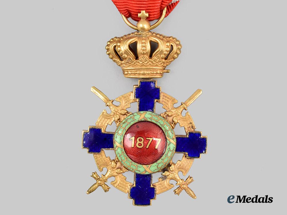 romania,_kingdom._an_order_of_the_star_of_romania,_knight’s_cross_with_swords___m_n_c0417
